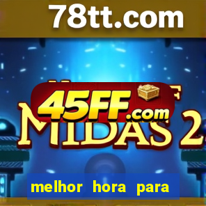 melhor hora para jogar fortune rabbit